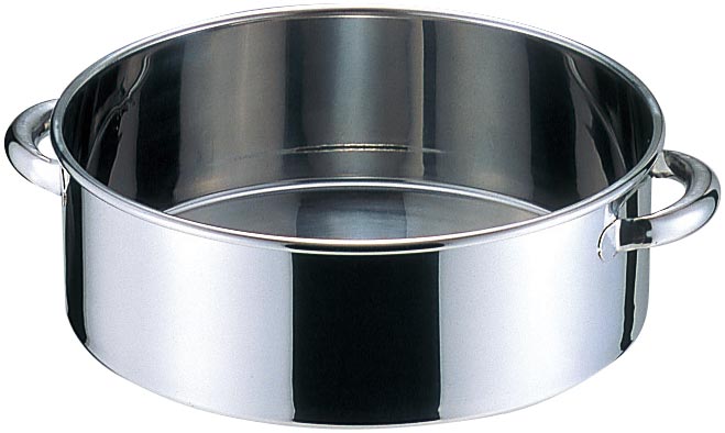容器　ステンレス製φ300mmｘ100mm